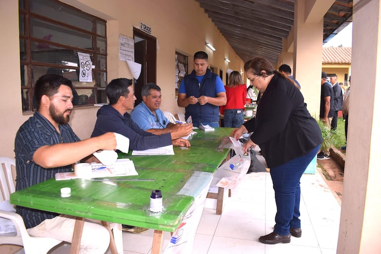 En las Elecciones Complementarias, se registra una baja participación en los distritos de Sapucái e Ybycuí.