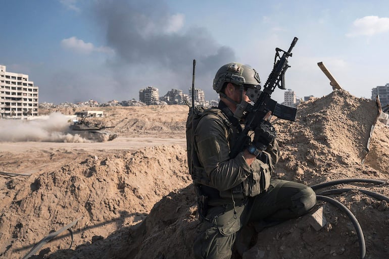 Un soldado israelí en la Franja de Gaza. (Imagen de archivo)