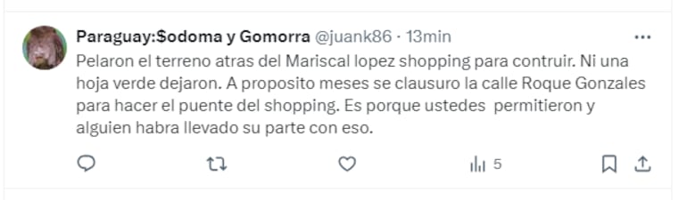 Respuestas a la publicación que hizo Óscar "Nenecho" Rodríguez por el Día del Medio Ambiente.