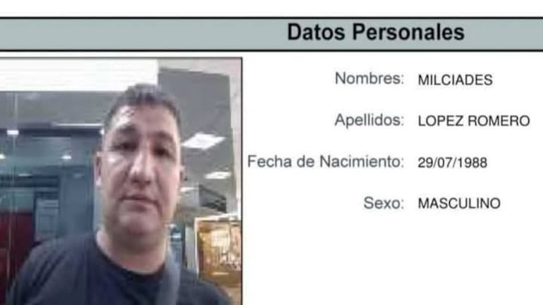 Suboficial Milciades López Romero, subjefe del Grupo Especial de Operaciones (GEO), destituido.