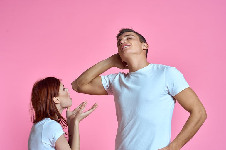 Pareja con tendencias narcisistas.