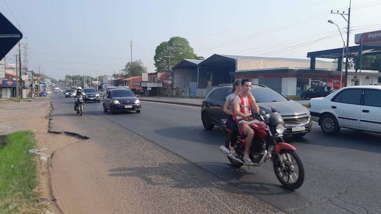 Durante el operativo retorno se pudo notar la presencia de motociclistas sin las medidas de protección. 