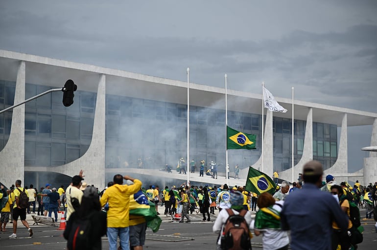 El asalto a la Plaza de los Tres Poderes de Brasilia se produjo el 8 de enero de 2023.