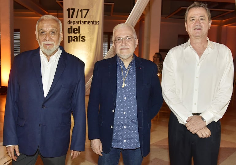 Ticio Escobar, Osvaldo Salerno y Fernando Allen. 