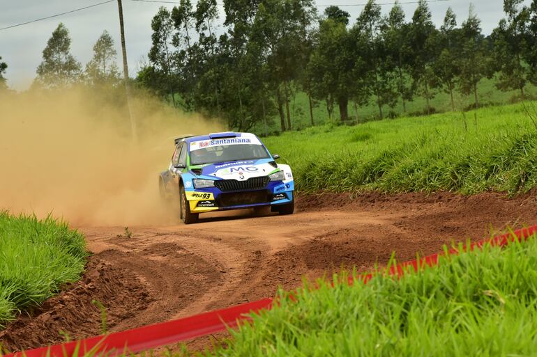 La Clase RC2B quedó en poder de Miguel Angel García y Hernán Vargas Peña con Skoda R5.