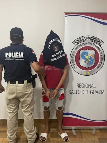 El supuesto sicario de 17 años de edad, que habría cometido el homicidio en Encarnación, fue capturado en La Paloma.