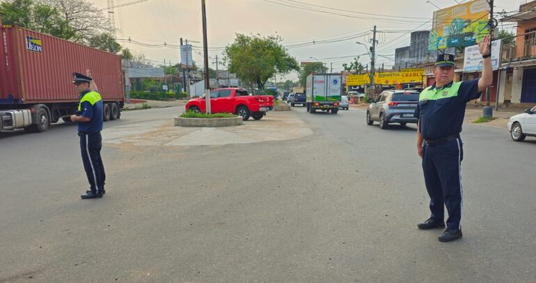 Policía Municipal tRÁNSITO aSUNCIÓN Eusebio Ayala