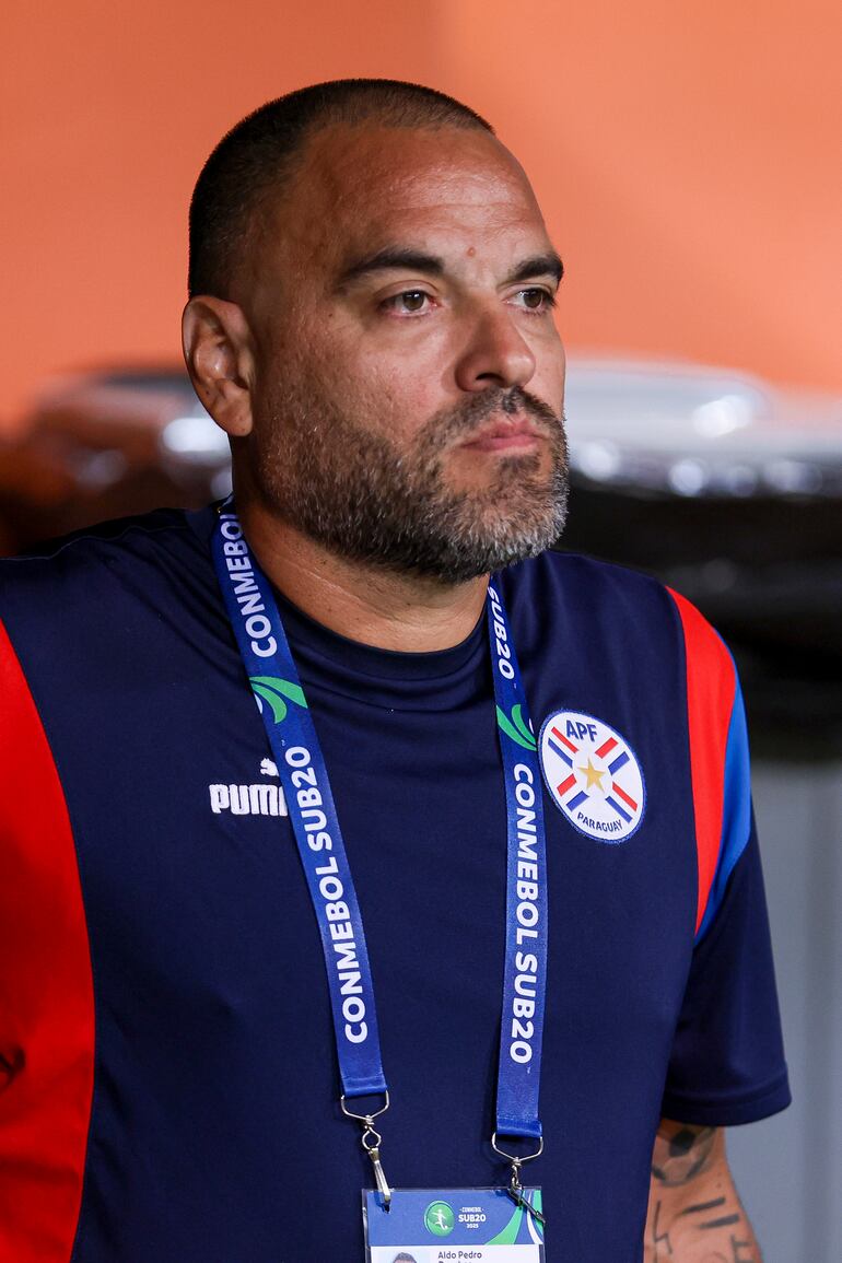 Aldo Duscher, entrenador de la selección paraguaya sub 20. Foto: Conmebol