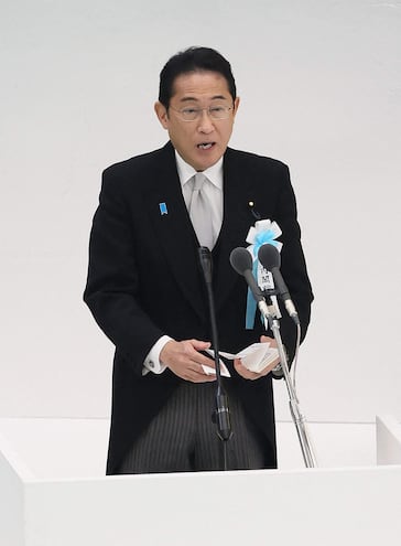 Fumio Kishida, primer ministro de Japón.