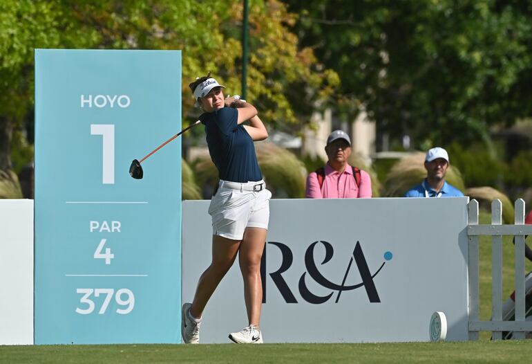 Gio Fernández se ubicó en el 32° puesto, tras el primer día en el III Women’s Amateur Latin American, en Pilar, Buenos Aires.