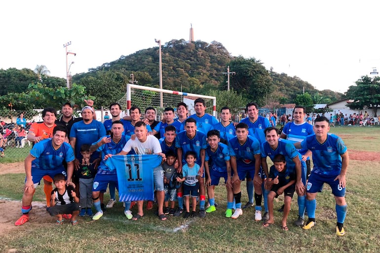 Formación del club Unión Progreso que derrotó de visitante al último campeón, Cerro Lambaré