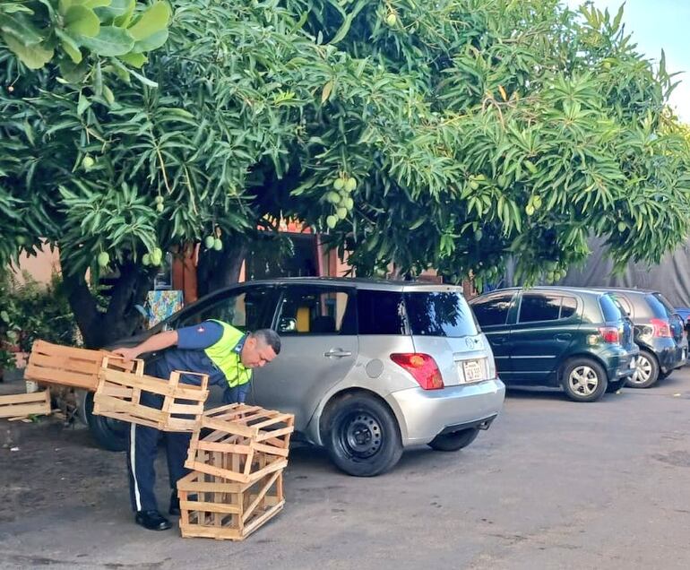 Despeje de cuidacoches en Asunción