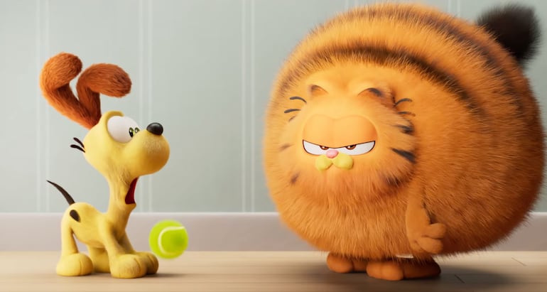 Garfield fuera de casa película