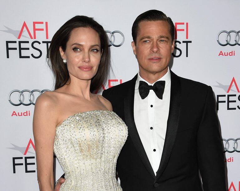 Angelina Jolie y Brad Pitt.