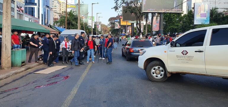 El crimen ocurrió a metros de la zona primaria de Ciudad del Este.