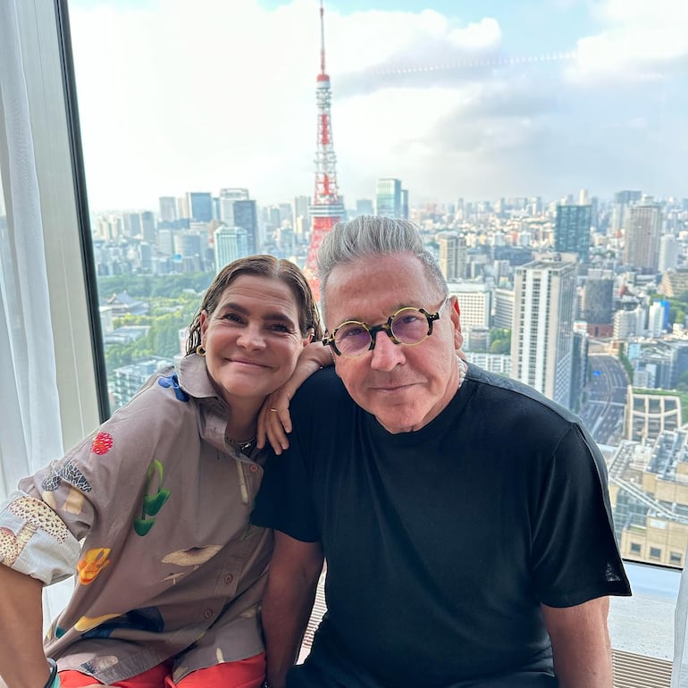 Siempre juntitos, Marlene Rodríguez y Ricardo Montaner en Tokio. (Instagram/Ricardo Montaner)