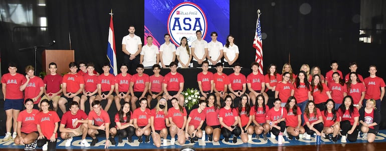 La Promoción 2024 de The American School of Asunción (ASA) lanzó su Intercolegial ASA Banco Atlas  - Coca Cola 2024.