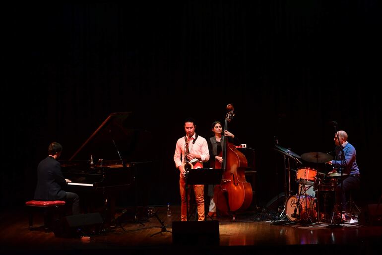 El cuarteto Joaju durante el concierto de presentación de "Avy'a Jave", el pasado 11 de mayo en el Teatro de las Américas.