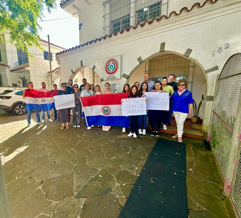 Consulado paraguayo en Porto Alegre.