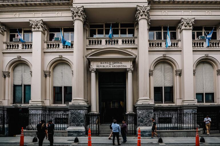 La fachada del Banco Central de La República Argentina. (EFE)