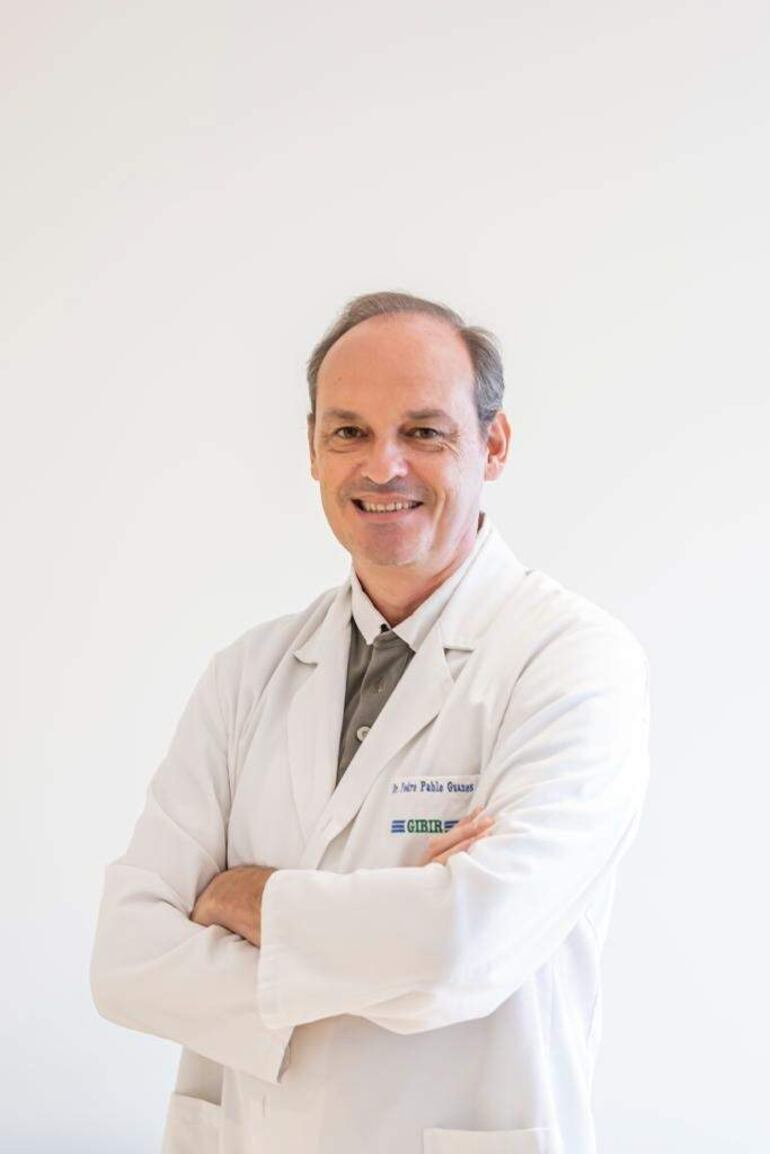 Prof. Dr. Pedro Pablo Guanes, ginecólogo. 