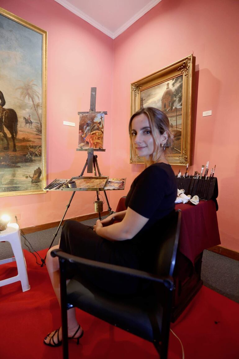 Masha Liachovitskaya sumó su arte a esta exposición.