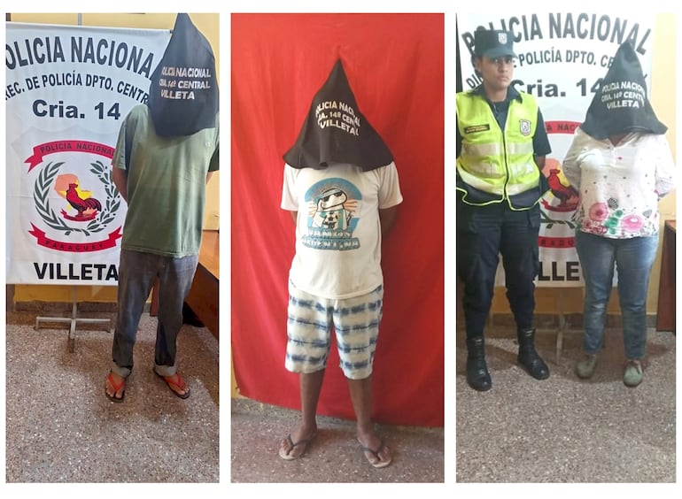 Tres detenidos en Villeta por presunto caso de abigeato y contrabando de carne