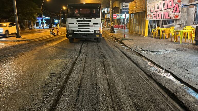 La avenida Fernando de la Mora es revitalizada hace un año.