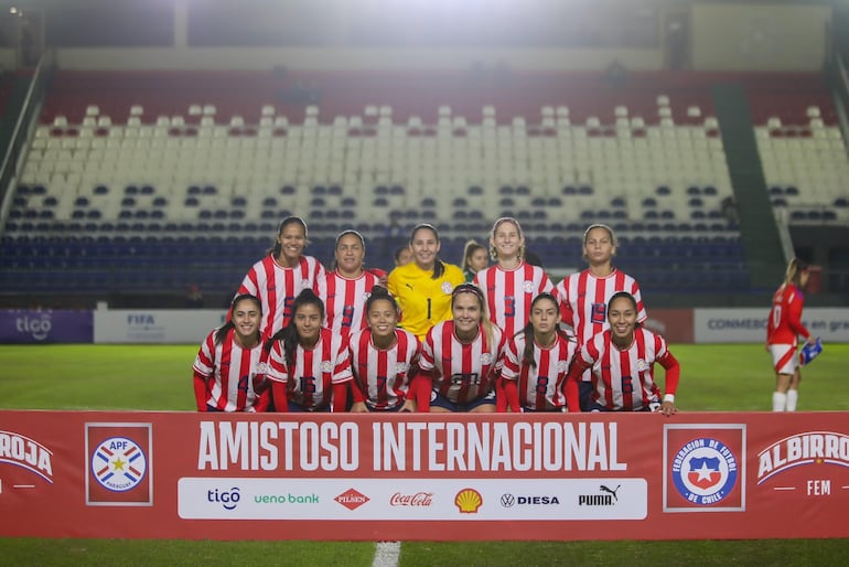 Onceno titular de Paraguay ante Chile / Gentileza @Albirroja