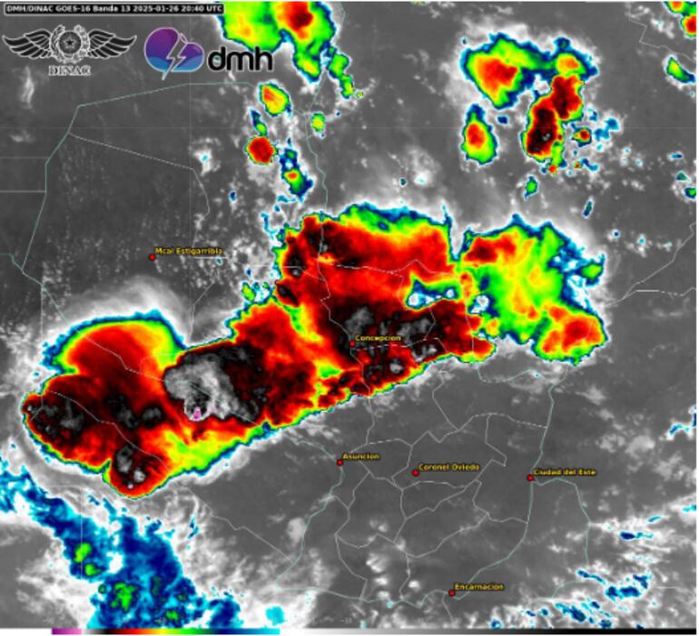 Meteorología renueva alerta para la tarde de este domingo.