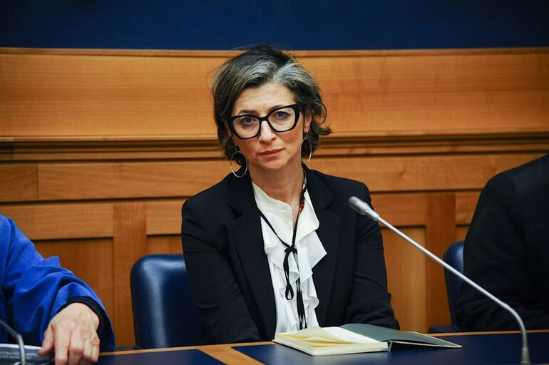 La relatora especial de Naciones Unidas Francesca Albanese