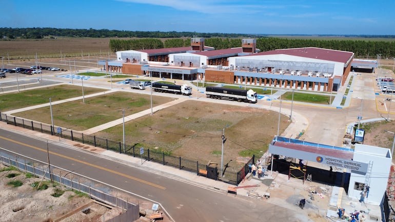 El futuro Hospital General de Coronel Oviedo.