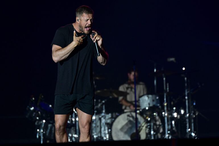 Imagine Dragons ofreció un amplio recorrido por sus éxitos en el escenario principal del festival. Reynolds expresó en varios momentos su amor por el público brasileño.