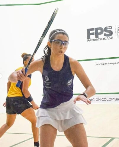 Fiorella Goritzia Gatti Schmidt (6/11/2007) conquistó la medalla de bronce en el Panamericano de Squash en Colombia.