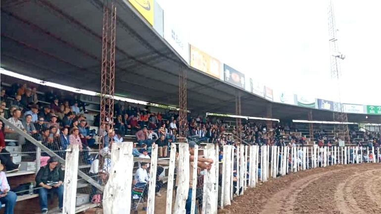 Parte del público que asistió a la Expo que tuvo lugar en Loma Plata.
