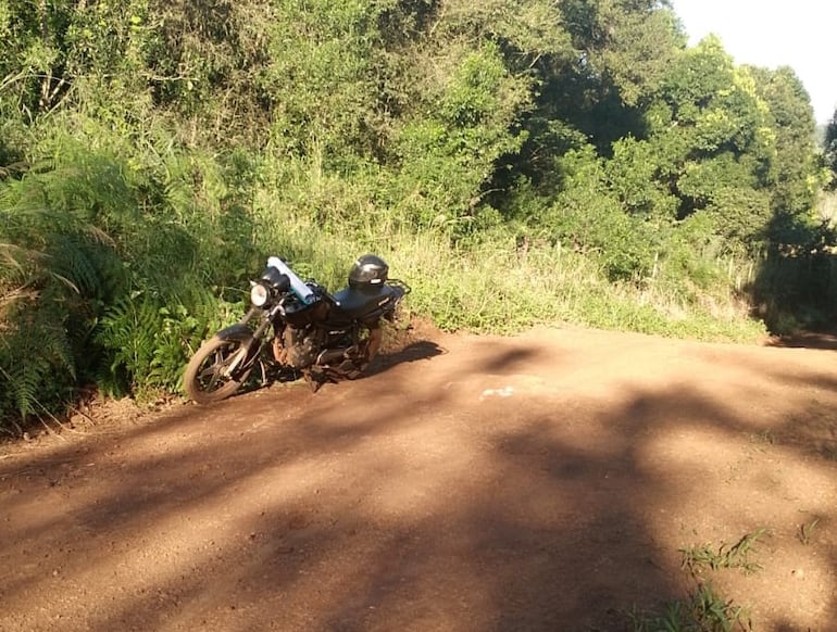 Robaron dinero y su celular a motociclista en camino vecinal de Edelira.