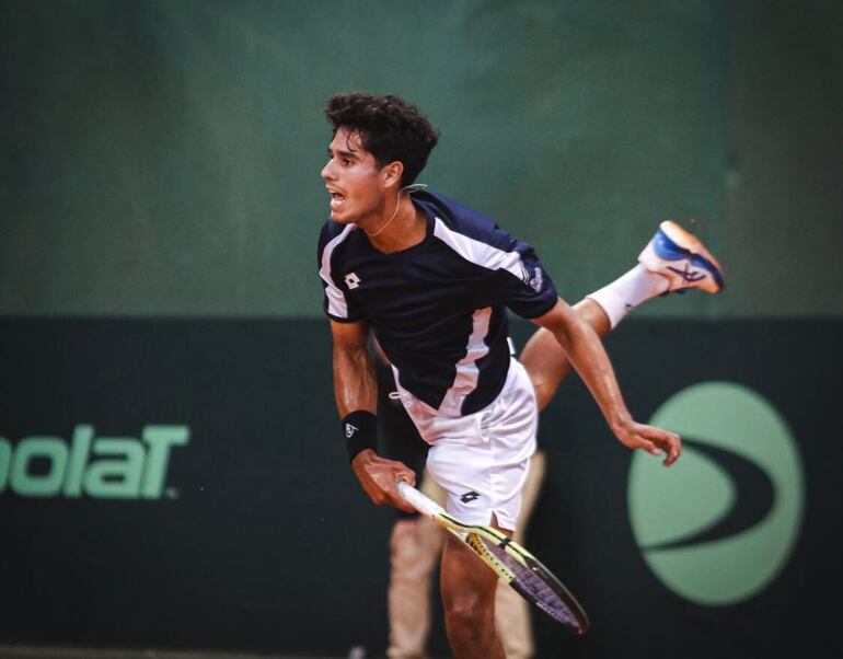 Adolfo Daniel Vallejo Álvarez (28/4/2004) sigue con racha triunfal en el torneo ITF Pro Circuit de Rosario, Argentina.