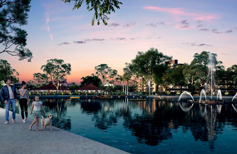 Bosque Lago, un parque natural
para vivir cerca de Asunción