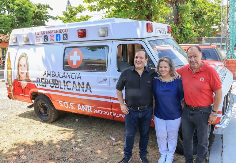 La ambulancia Repúbilcana de Lilian Samaniego.