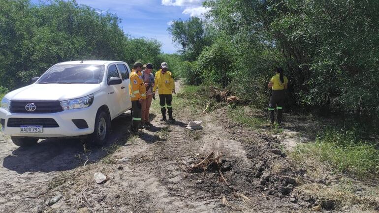 El cuerpo en avanzado estado de descomposición fue hallado en la mañana de este lunes.