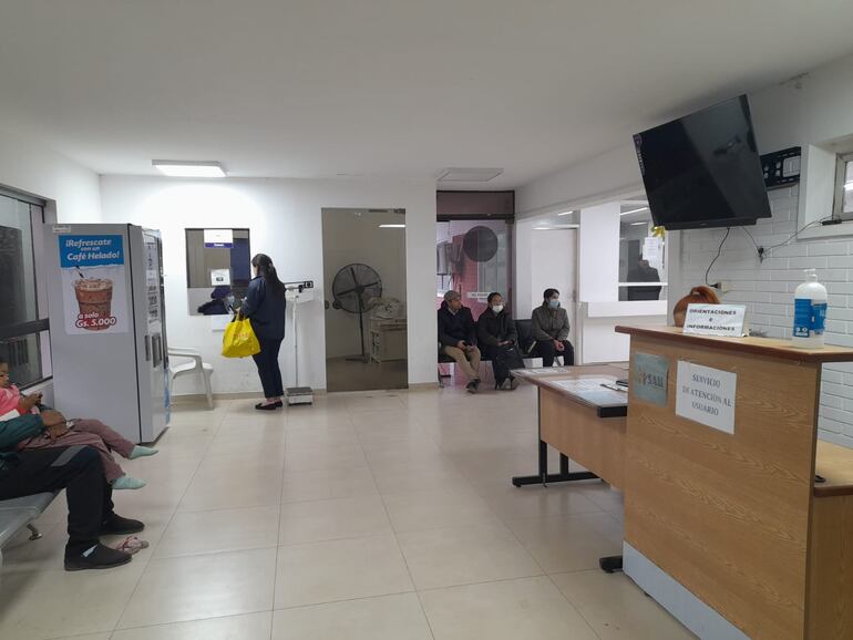 Imágenes del Hospital Materno Infantil de Santísima Trinidad esta mañana.