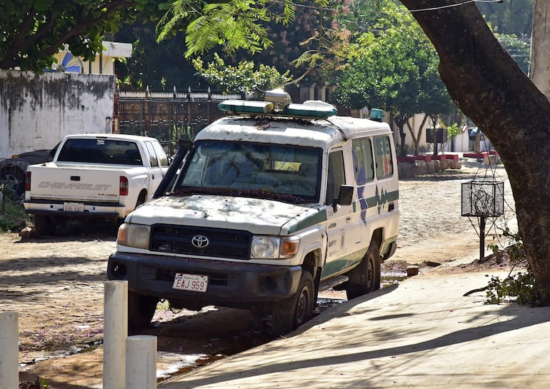 Ambulancia cuya reparación costó 20 millones pero siguen si arreglarse y en la calle.