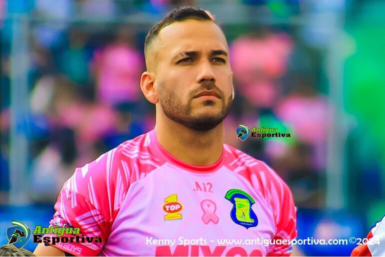 Roque Caballero, goleador paraguayo del Mixco de Guatemala (Foto gentileza de Antigua Esportiva).