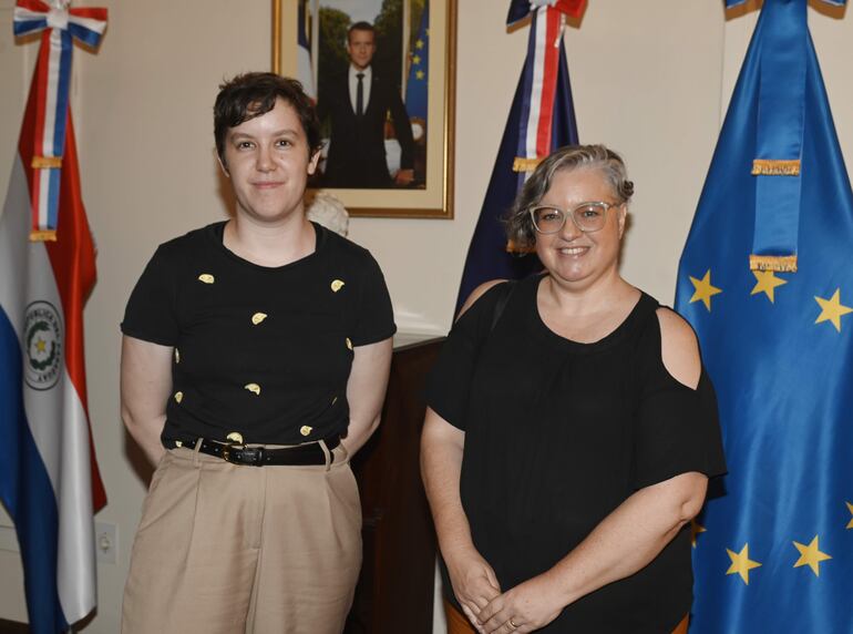 Cécile Jouannard y Raquel Carrasco.