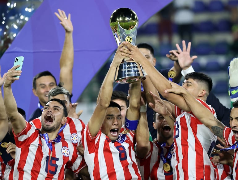 La selección paraguaya salió campeón del Preolímpico Sudamericano Sub 23.