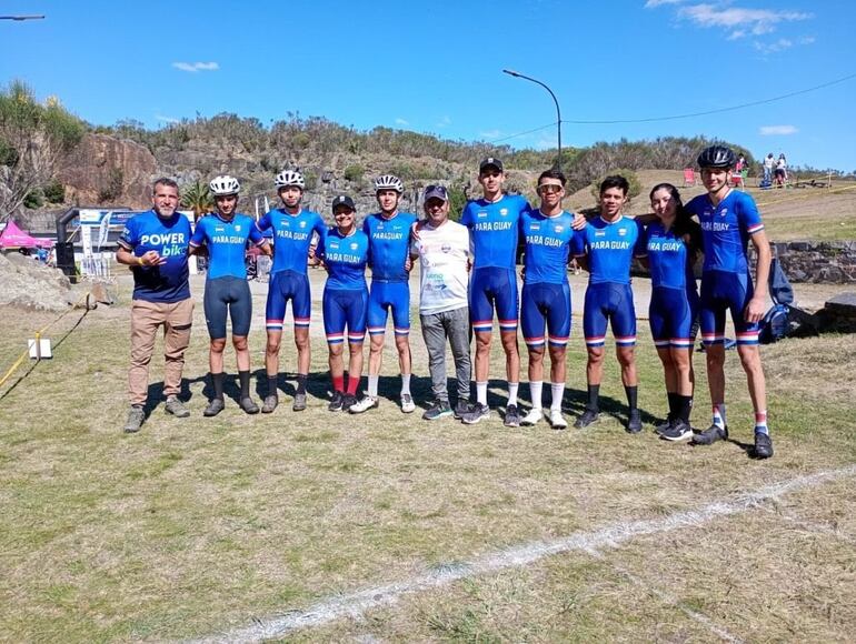 El Team Paraguay de ciclismo MTB se destacó con tres medallas en el Campeonato Sudamericano.