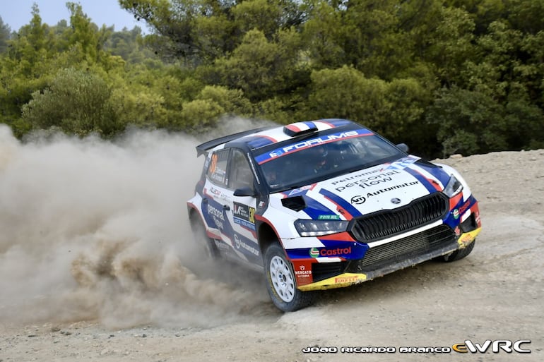 Rally de Acrópolis Grecia - Fau Zaldívar y Marcelo Der Ohannesian. 