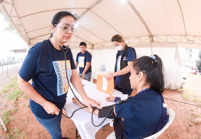 Caacupé: este es el número de peregrinantes atendidos en puestos de salud y los motivos más frecuentes