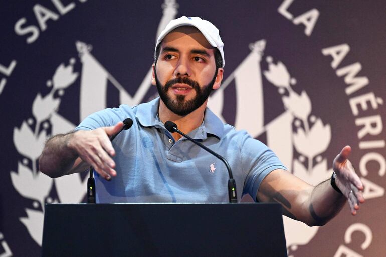 El presidente de El Salvador, Nayib Bukele.