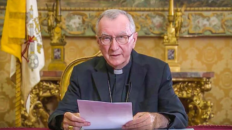 El Secretario de Estado del Vaticano, Cardenal Pietro Parolin